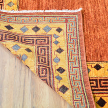 Load image into Gallery viewer, Hand-Knotted Afghan Tribal Khotan Design Wool Rug (Size 8.11 X 11.6) Cwral-9600