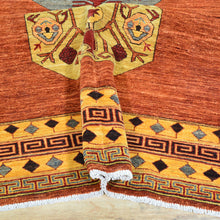 Load image into Gallery viewer, Hand-Knotted Afghan Tribal Khotan Design Wool Rug (Size 8.11 X 11.6) Cwral-9600