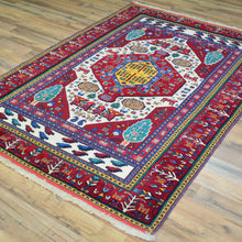 Load image into Gallery viewer, Special Tribal Handmade Hand-Knotted Sumack Wool Rug (Size 4.3 X 6.3) Cwral-9630