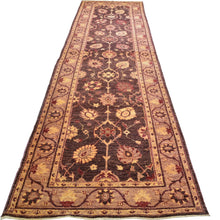 Load image into Gallery viewer, Hand-Knotted Afghan Peshawar Oushak Design Handmade 100% Wool Rug (Size 3.0 X 12.6) Cwral-9690