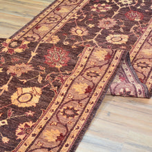 Load image into Gallery viewer, Hand-Knotted Afghan Peshawar Oushak Design Handmade 100% Wool Rug (Size 3.0 X 12.6) Cwral-9690