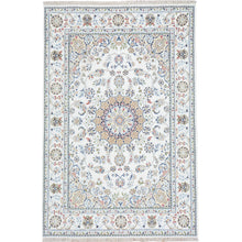 Load image into Gallery viewer, Hand-Knotted Fine Wool and Silk Traditional Nain Design Handmade Rug (Size 4.7 X 6.10) Cwral-9783