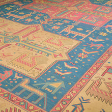 Load image into Gallery viewer, Flatweave Soumak Fine Tribal Handmade Wool Rug (Size 11.4 X 14.6) Cwral-9933