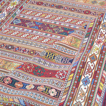 Load image into Gallery viewer, Fine Soumack Weave Tribal Design Handmade Wool Rug (Size 4.11 X 6.9) Cwral-9987