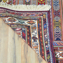 Load image into Gallery viewer, Fine Soumack Weave Tribal Design Handmade Wool Rug (Size 4.11 X 6.9) Cwral-9987
