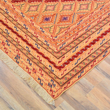 Load image into Gallery viewer, Hand-Knotted And Soumak Tribal Handmade Wool Rug (Size 5.3 X 6.11) Cwral-9996