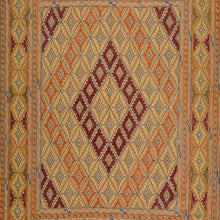 Load image into Gallery viewer, Multi-Weave Oriental Soumak Tribal Handmade Wool Rug (Size 5.5 X 6.9) Cwral-10002