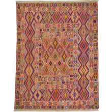 Load image into Gallery viewer, Multi-Weave Oriental Soumak Tribal Handmade Wool Rug (Size 5.0 X 6.5) Cwral-10008