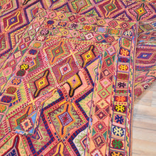 Load image into Gallery viewer, Multi-Weave Oriental Soumak Tribal Handmade Wool Rug (Size 5.0 X 6.5) Cwral-10008
