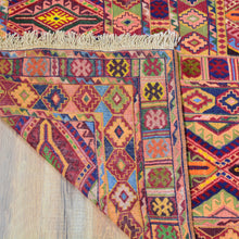Load image into Gallery viewer, Multi-Weave Oriental Soumak Tribal Handmade Wool Rug (Size 5.0 X 6.5) Cwral-10008