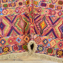 Load image into Gallery viewer, Multi-Weave Oriental Soumak Tribal Handmade Wool Rug (Size 5.0 X 6.5) Cwral-10008