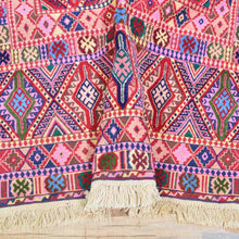 Load image into Gallery viewer, Multi-Weave Oriental Soumak Tribal Handmade Wool Rug (Size 4.10 X 6.3) Cwral-10017