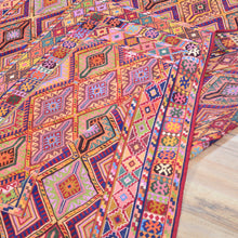 Load image into Gallery viewer, Multi-Weave Oriental Soumak Tribal Handmade Wool Rug (Size 4.11 X 6.3) Cwral-10026