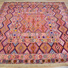 Load image into Gallery viewer, Multi-Weave Oriental Soumak Tribal Handmade Wool Rug (Size 5.3 X 6.2) Cwral-10029