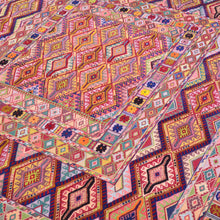 Load image into Gallery viewer, Multi-Weave Oriental Soumak Tribal Handmade Wool Rug (Size 5.3 X 6.2) Cwral-10029
