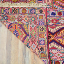 Load image into Gallery viewer, Multi-Weave Oriental Soumak Tribal Handmade Wool Rug (Size 5.3 X 6.2) Cwral-10029