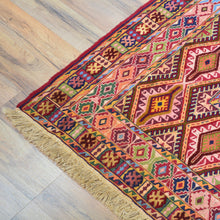 Load image into Gallery viewer, Multi-Weave Oriental Soumak Tribal Handmade Wool Rug (Size 5.1 X 6.3) Cwral-10032