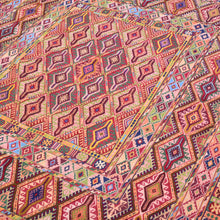 Load image into Gallery viewer, Multi-Weave Oriental Soumak Tribal Handmade Wool Rug (Size 5.1 X 6.3) Cwral-10032
