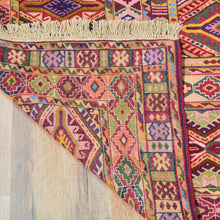Load image into Gallery viewer, Multi-Weave Oriental Soumak Tribal Handmade Wool Rug (Size 5.1 X 6.3) Cwral-10032