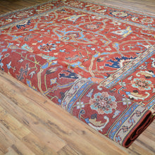 Load image into Gallery viewer, Hand-Knotted Oriental Indo Heriz/Serapi Design Handmade Rug (Size 9.10 X 13.7) Cwral-1386