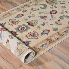 Load image into Gallery viewer, Hand-Knotted Tribal Peshawar Chobi Oushak Design 100% Wool Rug (Size 2.7 X 9.8) Brral-1722