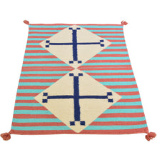Load image into Gallery viewer, Hand-Woven Fine Southwestern Design Handmade Wool Rug (Size 2.1 X 3.1) Cwral-1995