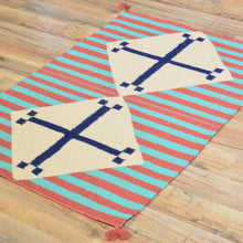 Load image into Gallery viewer, Hand-Woven Fine Southwestern Design Handmade Wool Rug (Size 2.1 X 3.1) Cwral-1995