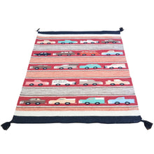 Load image into Gallery viewer, Hand-Woven Handmade Car Design Wool Rug (Size 2.4 X 3.4) Cwral-2013