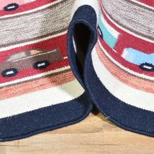 Load image into Gallery viewer, Hand-Woven Handmade Car Design Wool Rug (Size 2.4 X 3.4) Cwral-2013