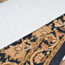 Load image into Gallery viewer, Chain-Stitch Kashmir Floral Design Handmade Wool Rug (Size 8.7 X 11.2) Cwral-2154