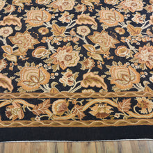 Load image into Gallery viewer, Chain-Stitch Kashmir Floral Design Handmade Wool Rug (Size 8.7 X 11.2) Cwral-2154