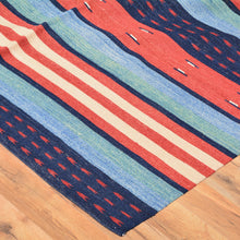Load image into Gallery viewer, One Of A Kind Gabbeh Style Kilim Wool Rug (Size 9.7 X 12.2) Brral-2181