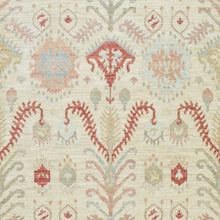 Load image into Gallery viewer, Hand-Knotted Oriental Ikat Design Chobi Wool Handmade Rug (Size 4.2 X 6.3) Cwral-2412