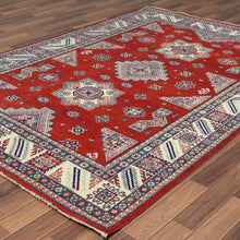 Load image into Gallery viewer, Hand-Knotted Caucasian Design Kazak Wool Handmade Rug (Size 6.0 X 8.8) Cwral-8583