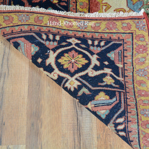 Hand-Knotted Fine Oriental Serapi Heriz Wool Handmade Rug (Size 9.11X 13.7) Cwral-2745
