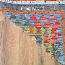 Load image into Gallery viewer, Hand-Woven Afghan Reversible Flatweave Kilim Wool Handmade Rug (Size 5.1 X 6.5) Brral-2991