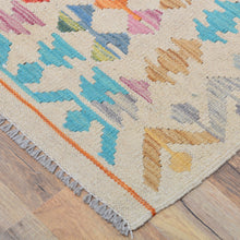 Load image into Gallery viewer, Hand-Woven Afghan Tribal Mimana Kilim Wool Rug (Size 10.2 X 16.0) Brrsf-591