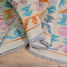 Load image into Gallery viewer, Hand-Woven Afghan Tribal Mimana Kilim Wool Rug (Size 10.2 X 16.0) Brrsf-591