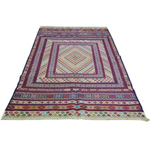 Load image into Gallery viewer, Soumak Fine Tribal Traditional Handmade Wool Afghan Rug (Size 3.11 X 6.2) Cwral-1086