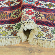 Load image into Gallery viewer, Soumak Fine Tribal Traditional Handmade Wool Afghan Rug (Size 3.11 X 6.2) Cwral-1086