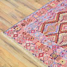 Load image into Gallery viewer, Tribal Handmade Geometric Design Multi-Weave Wool Rug (Size 4.5 X 5.11) Cwrsf-1140