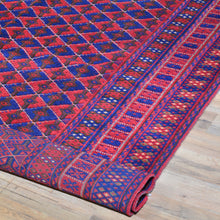 Load image into Gallery viewer, Hand-Knotted And Soumak Afghani Handmade Wool Rug (Size 5.3 X 6.4) Brrsf-1308