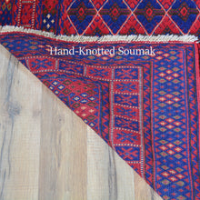 Load image into Gallery viewer, Hand-Knotted And Soumak Afghani Handmade Wool Rug (Size 5.3 X 6.4) Brrsf-1308