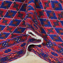 Load image into Gallery viewer, Hand-Knotted And Soumak Afghani Handmade Wool Rug (Size 5.3 X 6.4) Brrsf-1308