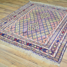 Load image into Gallery viewer, Afghan Tribal Mashwani Handmade Geometric Design Wool Rug (Size 4.9 X 5.9) Brrsf-1329