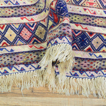Load image into Gallery viewer, Afghan Tribal Mashwani Handmade Geometric Design Wool Rug (Size 4.9 X 5.9) Brrsf-1329