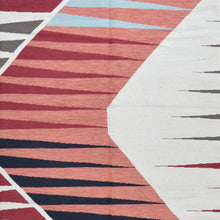 Load image into Gallery viewer, Hand-Woven Flatweave Navajo Style Handmade Wool Rug (Size 9.0 X 12.0) Cwral-2157