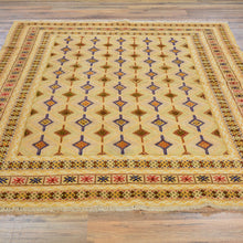 Load image into Gallery viewer, Hand-Knotted And Soumak Afghan Tribal Wool Rug (Size 4.11 X 5.11) Brral-3261