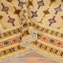 Load image into Gallery viewer, Hand-Knotted And Soumak Afghan Tribal Wool Rug (Size 4.11 X 5.11) Brral-3261