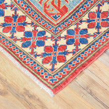 Load image into Gallery viewer, Hand-Knotted Kazak Traditional Design Wool Rug (Size 4.3 X 5.10) Brral-510